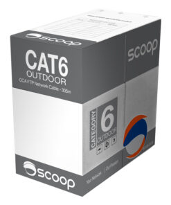 Scoop 305m Box CAT6 Outdoor FTP CCA Cable
