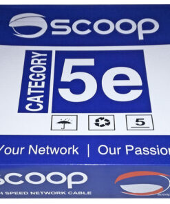 Scoop 100m Box Cat5e CCA Grey UTP Cable