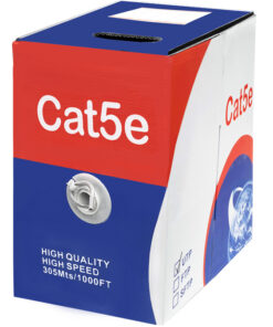 Scoop Unbranded 305m Box Cat5e CCA Grey UTP Cable
