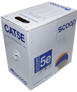 Scoop 305m Box Cat5e CCA White UTP Cable