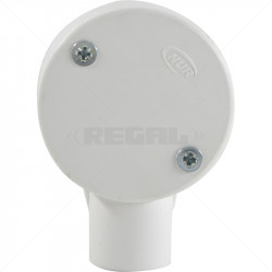 Conduit PVC - 25mm 1-Way Box With Lid And Screws