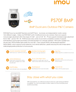 IMOU AOV Dual 4G & Wi-Fi Dual PT Battery Security Camera with Solar Panel
