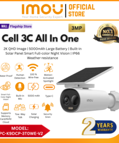 IMOU Cell 3C 2K All In One Wi-Fi Battery Security Camera
