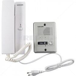 Kocom 1-1 Audio Intercom Kit 220VAC