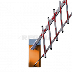 Nice Barrier Access ACDC-L LH + Fence