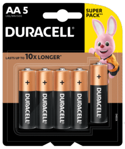 Battery 1.5V AA Duracell S - 5 Pack