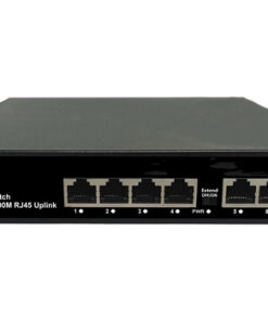 DPTEK 4 Port 100MBPS POE + 2 PORT Switch,