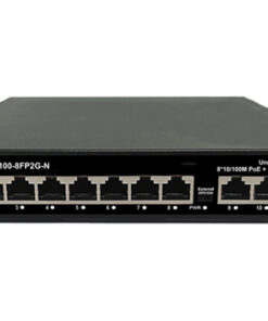 DPTEK 8 PORT 100MBPS POE + 2 PORT Switch,
