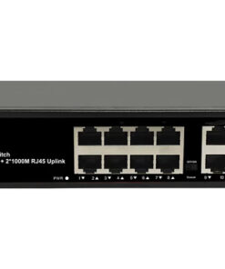 DPTEK 8 Port Gigabit POE + 4 Port Switch,