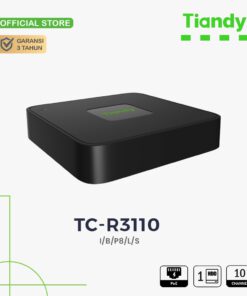 Tiandy 10CH Embedded Linux NVR, Up to 8MP, 1 x HDD