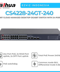 Dahua 28-Port Cloud Managed Desktop Gigabit Switch